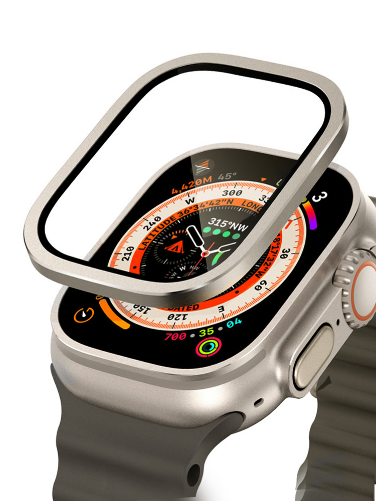 Smartwatch Straps & Accessories - زجاج مقسى مضاد للخدش لساعة أبل