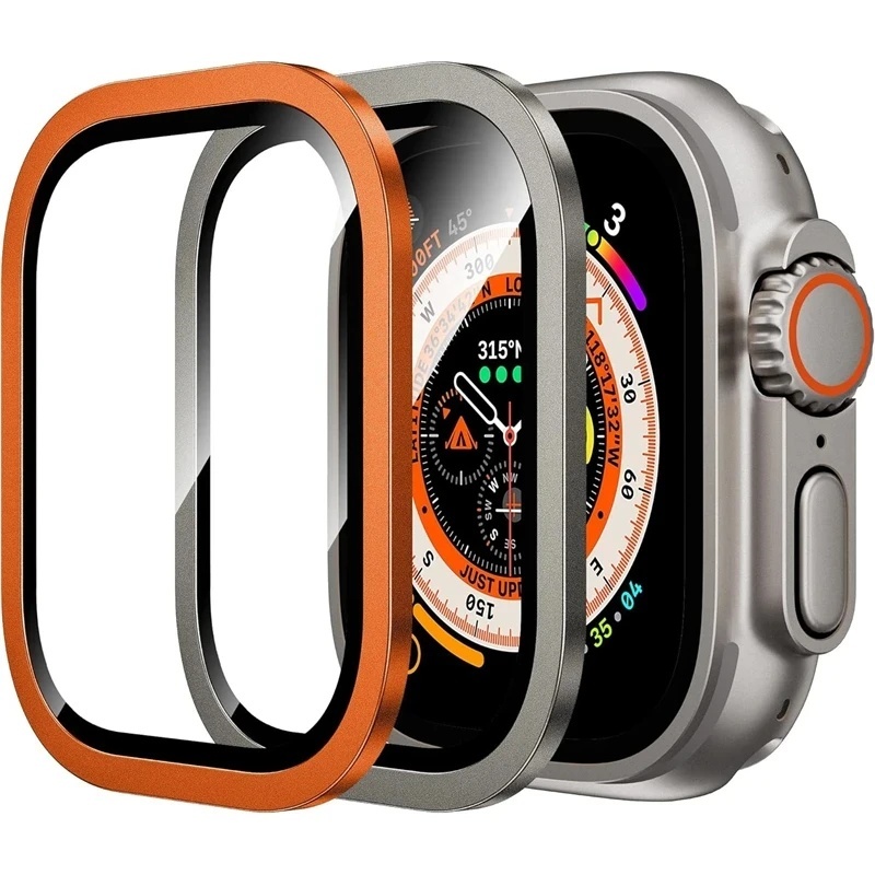 2 قطعة حافظة من سبائك الألومني - مراجعة Smartwatch Case وسعره