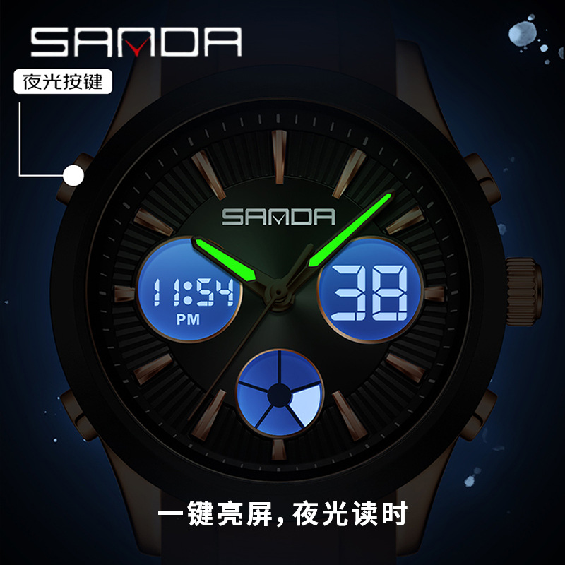 ساعة إلكترونية من ساندا مضيئة  - مراجعة Smartwatch Nexus وسعره