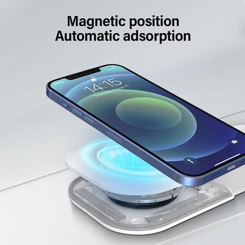 محطة شحن مغناطيسية قابلة للطي  - مراجعة Smartwatch Ac وسعره