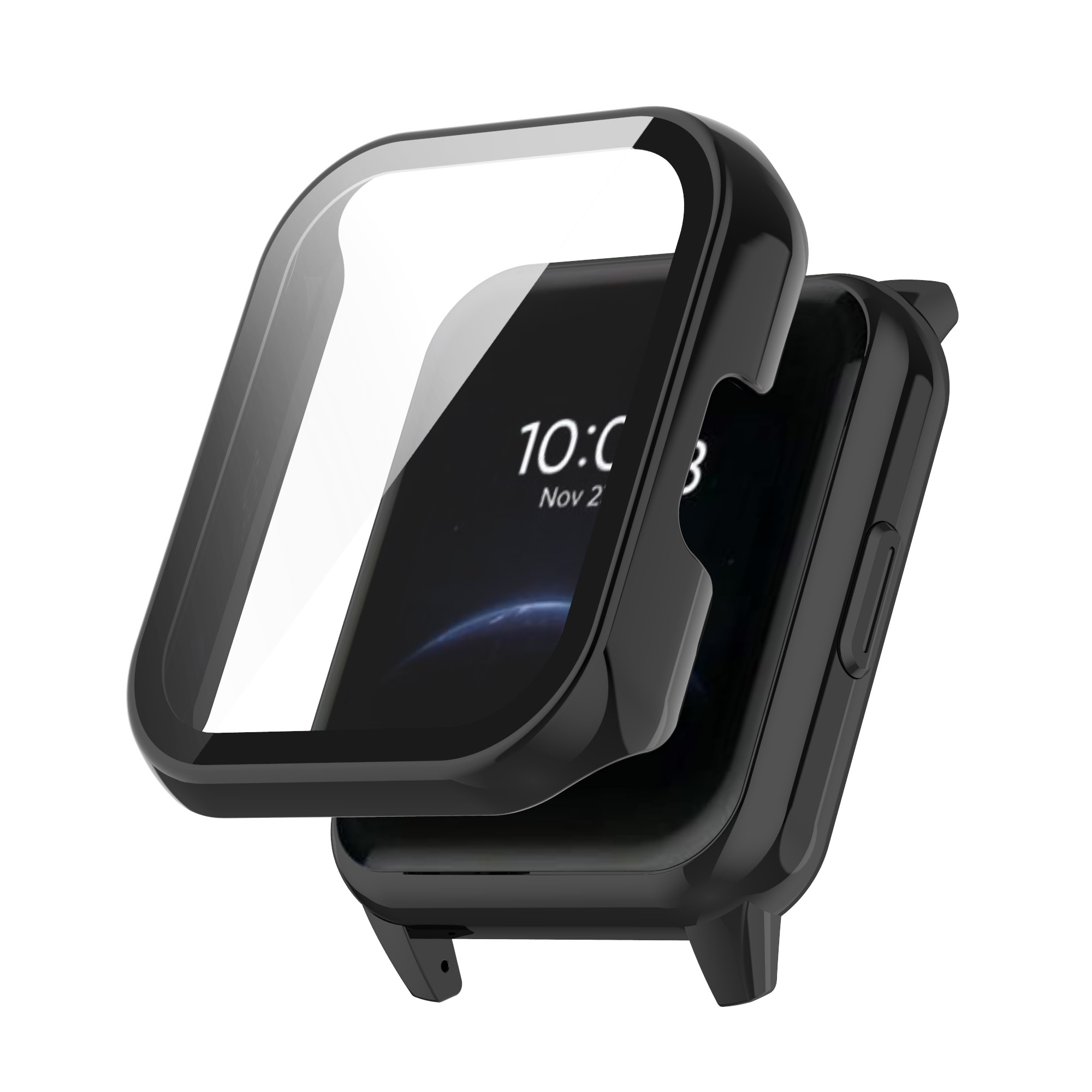 زجاج + غلاف لساعة Realme 2 2 p - مراجعة Smartwatch Case وسعره