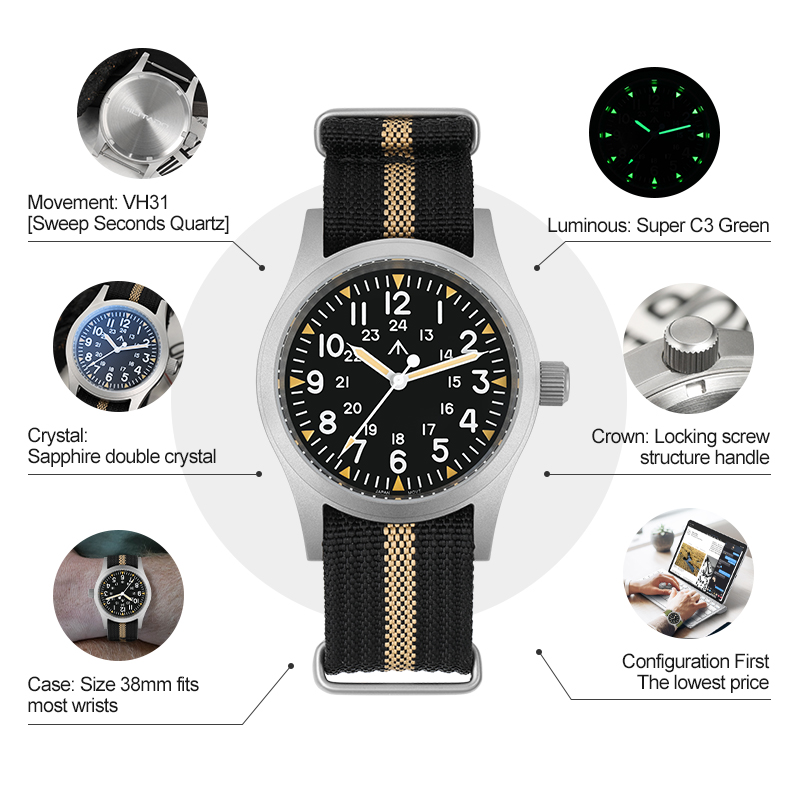 Militado ML05 ساعة كلاسيكية VH - مراجعة Smartwatch Nexus وسعره